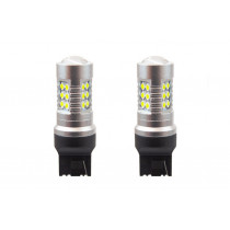 LED izzók 1156 CANBUS 24SMD 3030 T20 7440 W21W White 12V/24V (2db)