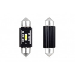 LED CANBUS izzók 1 SMD UltraBright 1860 Festoon 36mm White 12V/24V (2db)