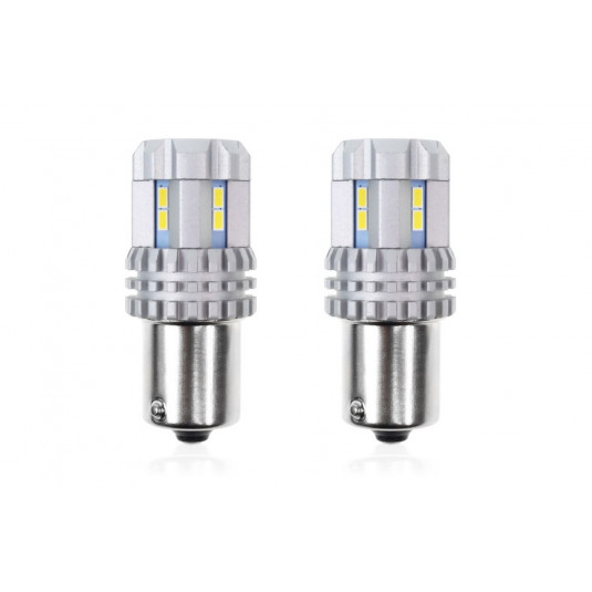 LED CANBUS UltraBright 3020 22SMD 1156 (R5W, R10W) P21 fehér izzók 12V/24V (2 db)