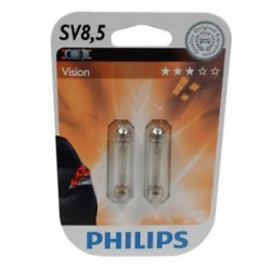 Philips C10W 12V / SV8,5 izzók 2db