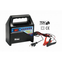 Automatikus autóakkumulátor töltő 6V/12V 6A (15-60Ah)