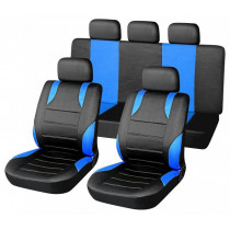 Üléshuzat szett 9 db SPORT kék AIRBAG