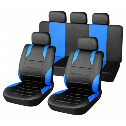 Üléshuzat szett 9 db SPORT kék AIRBAG