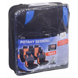 Üléshuzat szett 9 db SPORT kék AIRBAG
