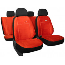 Autóhuzatok Comfort téglavörös (alcantara)