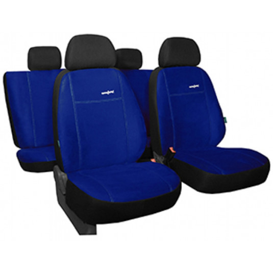Autós üléshuzatok Comfort kék (alcantara)