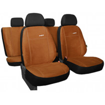 Comfort autóhuzatok barna (alcantara)