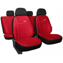 Autókárpitok Comfort piros (alcantara)