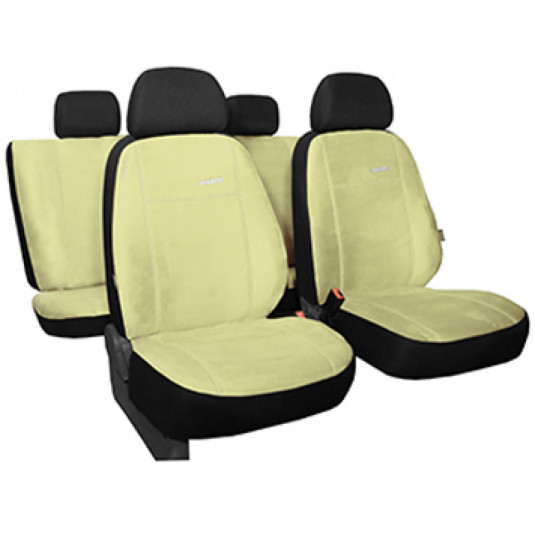 Comfort bézs autópoťahok (alcantara)