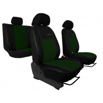 Exclusive Alcantara zöld-fekete autóhuzatok (Alcantara-bőr)