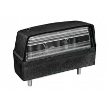 Rendszámtábla világítás nagy fekete 1db