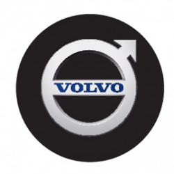 3D gyanta matrica Volvo fekete 4db