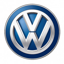 3D ragasztós matrica Volkswagen kék 4db
