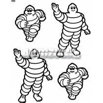 Michelin matrica szett 4db