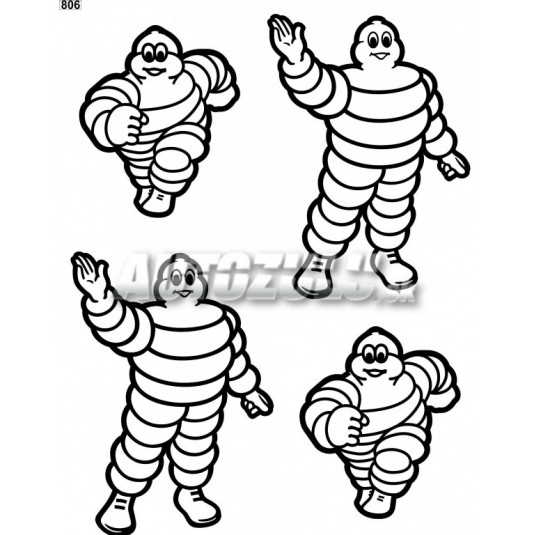 Michelin matrica szett 4db