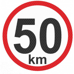 Nagy reflexiós matrica - 50km