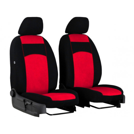 Első autóhuzatok Tuning 1+1 100% piros 2db