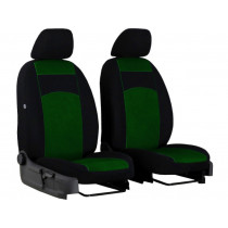 Tuning 1+1 első üléshuzatok 100% zöld 2db
