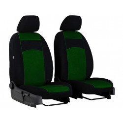 Tuning 1+1 első üléshuzatok 100% zöld 2db
