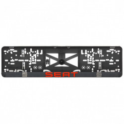 Rendszámtábla alátét 3D SEAT piros