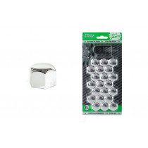 Kerékcsavar sapka szett 21mm – króm