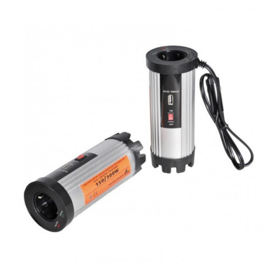 Feszültségváltó 12V-ról 220V-ra 150/300W