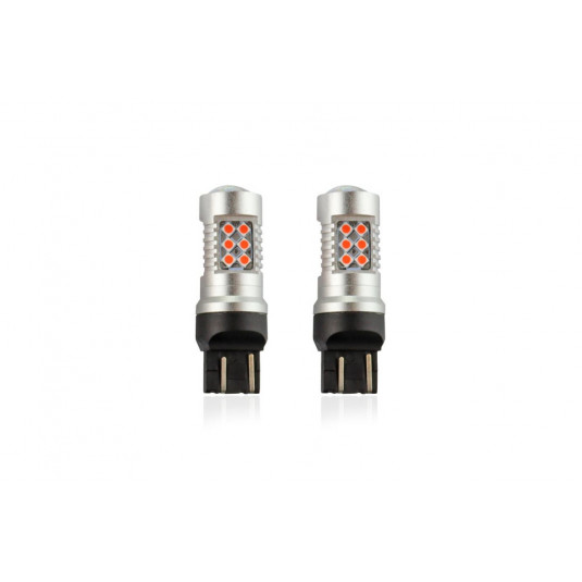 CANBUS LED izzók T20 21/5W 12V/24V piros
