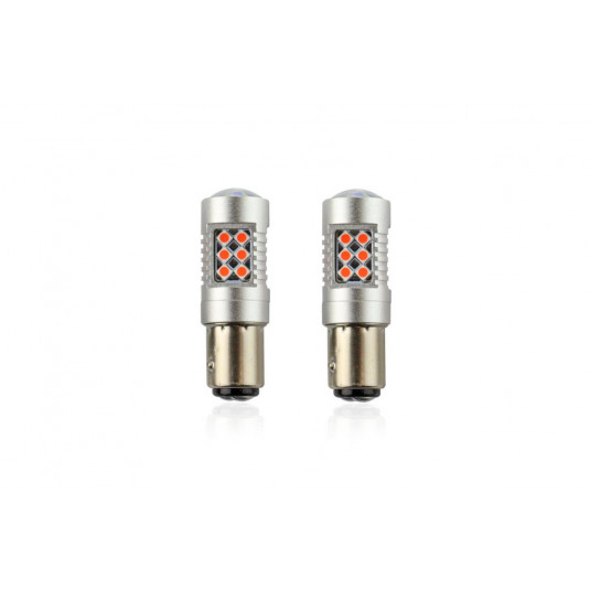 LED izzók CANBUS (P21/5W) 12V/24V piros