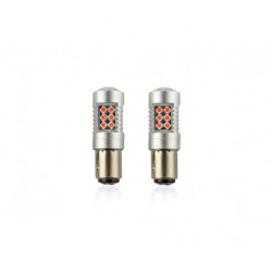 LED izzók CANBUS (P21/5W) 12V/24V piros
