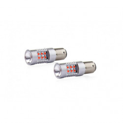LED izzók CANBUS (P21/5W) 12V/24V piros