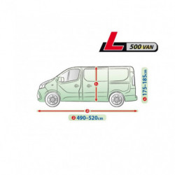 Autóplachta Mobile Garage L500 kisteherautóhoz