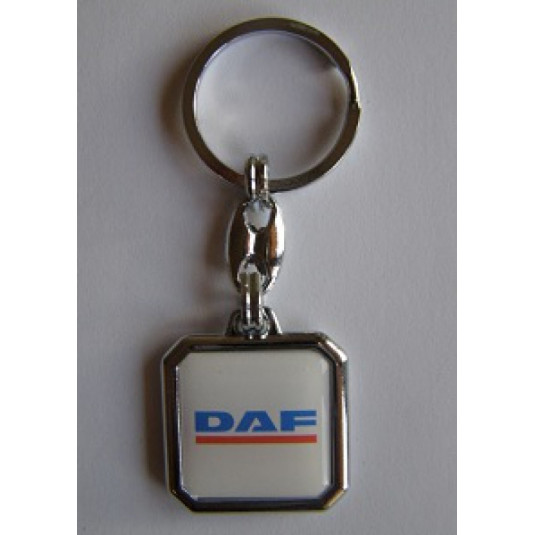 Kulcstartó műgyantával Daf