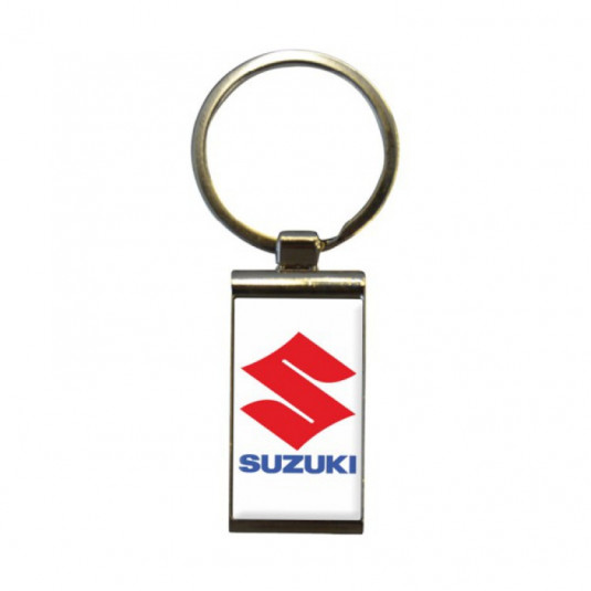 Szilikon kulcstartó Suzuki téglalap