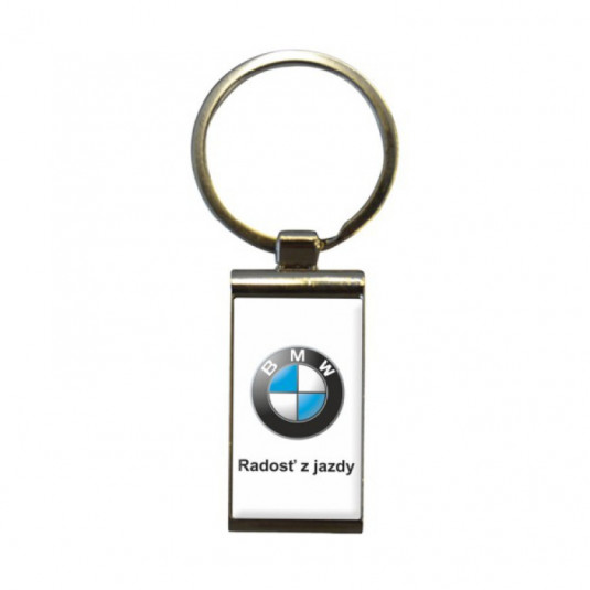 Kulcstartó gyanta BMW téglalap