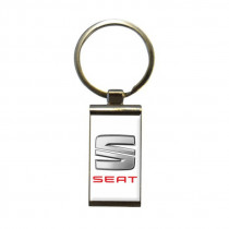 Gyantakulcstartó Seat téglalap
