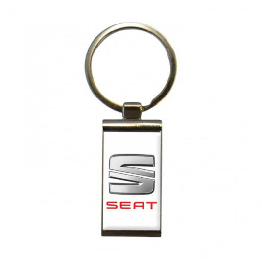 Gyantakulcstartó Seat téglalap