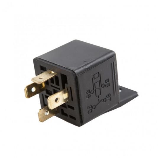 Relé 30A-12V, 4 kontakt