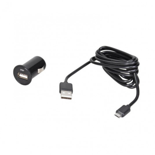 USB Micro töltő fekete 1A