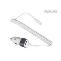 Lightning kábel töltő+USB 12/24V
