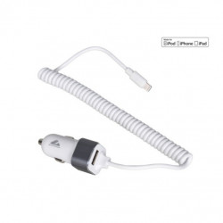 Lightning kábel töltő+USB 12/24V