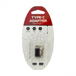 Fekete MicroUSB C adapter