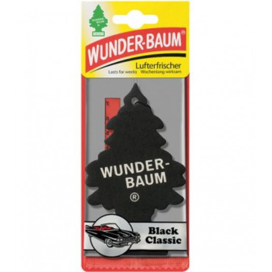 Autó illatosító fa W-BAUM black ice