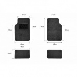 Textil autóalátétek, univerzális TEX-2