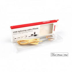 USB Lightning iPhone iPad Full LINK kábel 2,4A