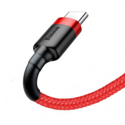 BASEUS Cafule USB-USB-C kábel 1,5A 100cm piros