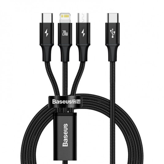 Baseus 3 az 1-ben USB-C kábel Baseus
