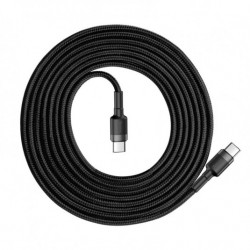 USB-C - USB-C kábel BASEUS Cafule PD 2.0, QC 3.0, 60W, 200 cm