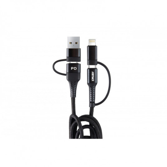 Multikábel USB C-USB C iOS USB A FullLINK 100cm UC-15