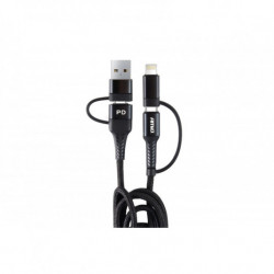Multikábel USB C-USB C iOS USB A FullLINK 100cm UC-15