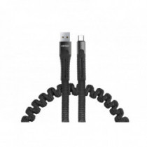 Spirális USB+microUSB kábel 120cm FullLINK UC-12